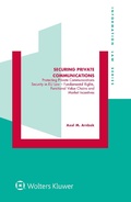 Cover: Securing Private Communications - Kluwer Law International