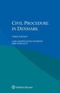 Abbildung von: Civil Procedure in Denmark - Kluwer Law International