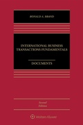 Cover: International Business Transactions Fundamentals, Documents - Kluwer Law International