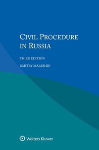 Abbildung von: Civil Procedure in Russia - Kluwer Law International
