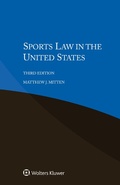 Cover: Sports Law in the United States - Kluwer Law International