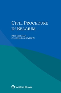 Abbildung von: Civil Procedure in Belgium - Kluwer Law International