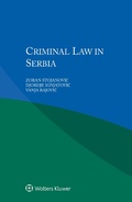 Cover: Criminal Law in Serbia - Kluwer Law International