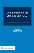 Cover: Commentary on the UN Sales Law (CISG) - Kluwer Law International