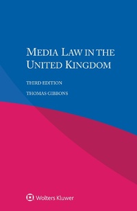Abbildung von: Media Law in the United Kingdom - Kluwer Law International
