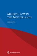 Cover: Medical Law in the Netherlands - Kluwer Law International