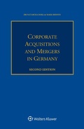 Cover: Corporate Acquisitions and Mergers in Germany - Kluwer Law International