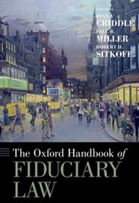 Abbildung von: The Oxford Handbook of Fiduciary Law - OUP eBook