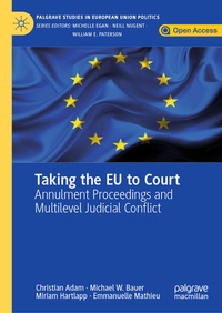 Enlarge image Cover: Taking the EU to Court - Palgrave Macmillan