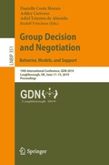 Bild: Group Decision and Negotiation: Behavior, Models, and Support - Springer