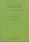 Cover: Das Dekret des Bischofs Burchard von Worms - Harrassowitz Verlag