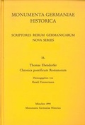 Cover: Thomas Ebendorfer. Chronica pontificum Romanorum - Harrassowitz Verlag