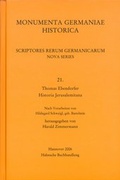 Cover: Thomas Ebendorfer, Historia Jerusalemitana - Harrassowitz Verlag