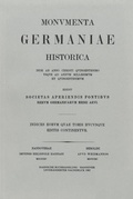 Cover: Indices eorum quae Monumentorum Germaniae Historicorum tomis hucusque editis continentur - Harrassowitz Verlag