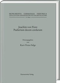Cover: Joachim von Fiore, Psalterium decem cordarum - Harrassowitz Verlag