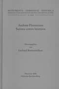 Cover: Andreas Florentinus, Summa contra hereticos - Harrassowitz Verlag
