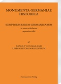 Cover: Arnulf von Mailand, Liber gestorum recentium - Harrassowitz Verlag