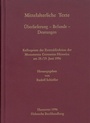 Cover: Mittelalterliche Texte. Überlieferung - Befunde - Deutungen - Harrassowitz Verlag