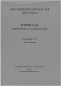 Cover: Formulae Merowingici et Karolini aevi - Harrassowitz Verlag