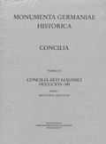 Cover: Die Konzilien Deutschlands und Reichsitaliens 916-1001, Teil 1: [916-960] - Harrassowitz Verlag