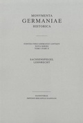 Cover: Sachsenspiegel. Lehnrecht - Harrassowitz Verlag