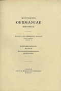 Cover: Schwabenspiegel, Kurzform. Mitteldeutsch-niederdeutsche Handschriften - Harrassowitz Verlag
