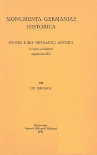 Enlarge image Cover: Lex Frisionum - Harrassowitz Verlag