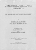 Cover: Briefsammlungen der Zeit Heinrichs IV. - Harrassowitz Verlag