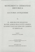 Cover: Fl. Merobaudis Reliquiae. Blossii Aemilii Dracontii Carmina. Eugenii Toletani episcopi Carmina et epistulae - Harrassowitz Verlag