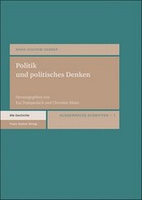 Abbildung von: Politik und politisches Denken - Franz Steiner Verlag