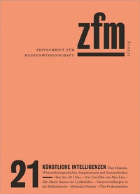 Abbildung von: Zeitschrift für Medienwissenschaft 21 - transcript