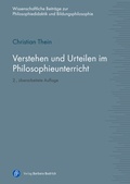 Cover: Verstehen und Urteilen im Philosophieunterricht - Verlag Barbara Budrich