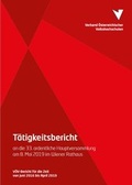 Cover: T&auml;tigkeitsbericht an die 33. ordentliche Hauptversammlung - Verband &Ouml;sterreichischer Volkshochschulen