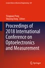 Cover: Proceedings of 2018 International Conference on Optoelectronics and Measurement - Springer