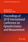 Cover: Proceedings of 2018 International Conference on Optoelectronics and Measurement - Springer