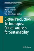 Cover: Biofuel Production Technologies: Critical Analysis for Sustainability - Springer