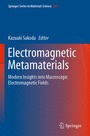 Cover: Electromagnetic Metamaterials - Springer