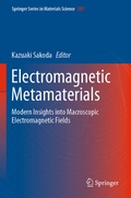 Cover: Electromagnetic Metamaterials - Springer