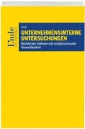 Cover: Unternehmensinterne Untersuchungen - Linde