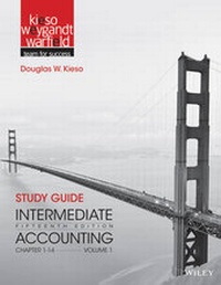 Enlarge image Cover: Intermediate Accounting 15E Study Guide Volume 1 - Wiley