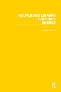 Abbildung von: Routledge Library Editions: Energy - Routledge