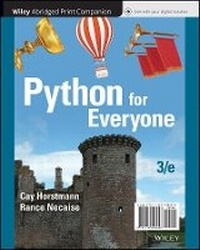 Enlarge image Cover: Python for Everyone - Wiley
