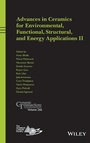 Cover: Advances in Ceramics for Environmental, Functional, Structural, and Energy Applications II - Wiley