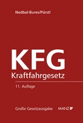 Cover: Kraftfahrgesetz - KFG - Manz