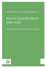 Cover: Johann Jakob Rambach (1693-1735) - Evangelische Verlagsanstalt
