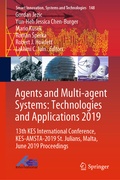 Cover: Agents and Multi-agent Systems: Technologies and Applications 2019 - Springer