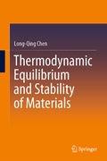 Cover: Thermodynamic Equilibrium and Stability of Materials - Springer