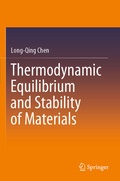 Cover: Thermodynamic Equilibrium and Stability of Materials - Springer
