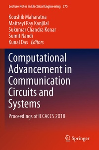 Enlarge image Cover: Computational Advancement in Communication Circuits and Systems - Springer