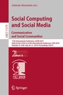 Cover: Social Computing and Social Media. Communication and Social Communities - Springer